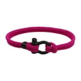 thumbnail image 3 of Bracelet Couple en Acier Inoxydable avec Boucle en Forme d'Arc Style Milan Plage, 3 of 9