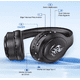 thumbnail image 4 of Audífonos Inalámbricos De Diadema Bluetooth Plegable 1000mah, 4 of 5