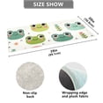 thumbnail image 5 of Bath Mat Soft Plush Non-Slip Absorbent Bathroom Rugs 39"x20" Cute Frog Head and Rainbow, 5 of 8