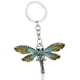 thumbnail image 1 of Llavero con forma de libélula, colgante con forma de libélula, llavero con cadena brillante, colgante para bolso, decoración, regalo de vacaciones, 1 of 2