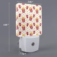 thumbnail image 2 of Uemuo Popcorn Night Light, Night Lights Plug into Wall, Dusk to Dawn Sensor Warm White Led Night Light 0.5W-EU, 2 of 9