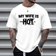 thumbnail image 3 of Mens White T Shirts Lightweight Breathable Crew Going Out Tees Summer Short Sleeve Tee Shirts for Men, 3 of 5