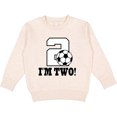 thumbnail image 2 of Inktastic 2nd Birthday Soccer Toddler Sweatshirt, 2 of 4