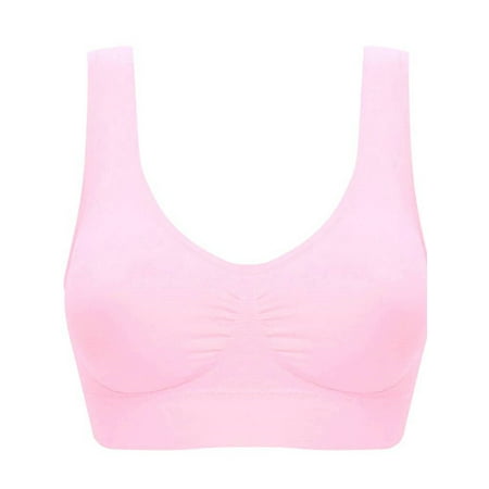 

FASHIONWT Women Seamless Plain High Stretch Sports Leisure Sports Bra Underwear