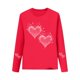 thumbnail image 2 of Blusas y camisas de manga larga con cuello redondo CUHK Top estampado de cuello redondo para primavera y verano Jersey informal Camisa básica de manga larga para niños y niñas Blusa de poliéster para, 2 of 6