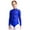 Blue, variant on Kids Girls Mesh Long Sleeve Gymnastics Figure Skating Leotard Sparkly Rhinestone Ballet Dance Unitards Blue 10