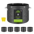thumbnail image 1 of Bolsas para Cultivo de Plantas InfiniPower 10 Galones Paquete de 5 con Asas, 1 of 7