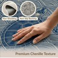 thumbnail image 6 of ODIKA 9'x12' Washable Area Rug Turtle Ocean Interlocking Wave Nautical Symmetrical Geometric for Great Room, Indoor Concept, Large Living Low Pile, Flatwoven, 6 of 7
