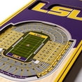 thumbnail image 2 of LSU Tigers 6'' x 19'' 3D StadiumView Banner, 2 of 3