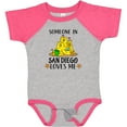 thumbnail image 3 of Inktastic Someone in San Diego Loves Me Boys or Girls Baby Bodysuit, 3 of 5