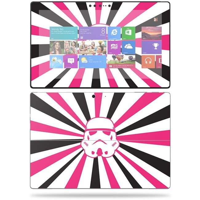 MightySkins MISURPRO1Pink Star Rays Skin for Microsoft Surface Pro