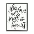 thumbnail image 2 of Stupell Industries Slow Down and Smell Biscuits Funny Patience Phrase, 11 x 14, Design by Daphne Polselli, 2 of 5