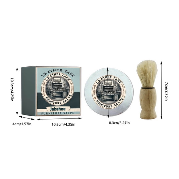 Yhmxh BPA-free Furniture Salve For Leather Leather Salve For Furniture Leather Furniture Salve And Brush Furniture Salve Brush Furniture Salve Furniture Salve For Wood Cleaning Supplies