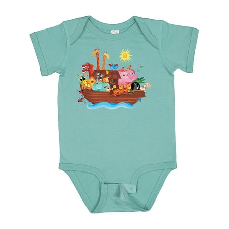

Inktastic Animal Ark Bible Story Christian Gift Baby Boy or Baby Girl Bodysuit