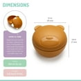 thumbnail image 4 of Melii Silicone Animal Bowls with Lid for Toddlers and Adults, 4 of 5