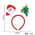 thumbnail image 1 of Gran oferta 2023, aro de decoración de dibujos animados navideños para niños, diadema, tocado, accesorios de vacaciones para niños, 1 of 4