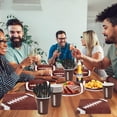 thumbnail image 6 of Football Party Supplies Kit Disposable Dishes Napkins Cup for Football Birthday Party Football Game Day Tailgate Party Decorations Serve 24, 6 of 6