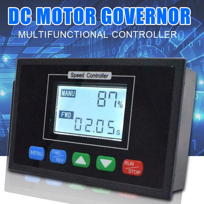Digital 0~100% PWM Motor Speed Controller DC 12V 24V 36V 48V 40A Time Reversible 