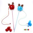 thumbnail image 4 of Labymos Cat Interactive Stick with Balls Bells Feather Wand for Cat Teaser Catcher Exercise Playing, 4 of 8