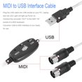 thumbnail image 1 of Câble Adaptateur Interface MIDI vers USB Easy-life pour Convertisseur PC vers Clavier Musical, 1 of 5