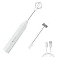 thumbnail image 1 of Mousseur à Lait, Rechargeable par USB, 3 Vitesses Réglables, Mousseur Électrique Portatif avec 2 Fouets en Acier Inoxydable, Batteur à Œufs Mini Mixeur pour Café, Cappuccino, Latte, Chocolat Chaud, Mélange d'Œufs, 1 of 5