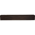 thumbnail image 4 of 10"W x 4"H x 18'L 2-Sided (L-beam) Riverwood Endurathane Faux Wood Ceiling Beam, Espresso Finish, 4 of 17