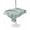 Teal Blue2, variant on Outdoor Tablecloth with Umbrella Hole for Patio/Picnic/Party/Camping, Teal Crabs Coastal Waterproof Table Cloth Rectangle Table Cover Washable, Summer Beach Coral Nautical Ocean (60"x 102")