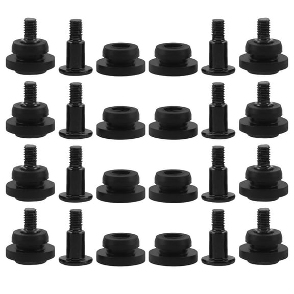 Unbranded 30PCS Shock Absorption Screws Iron Black for SSD and Hard Drive Mounting