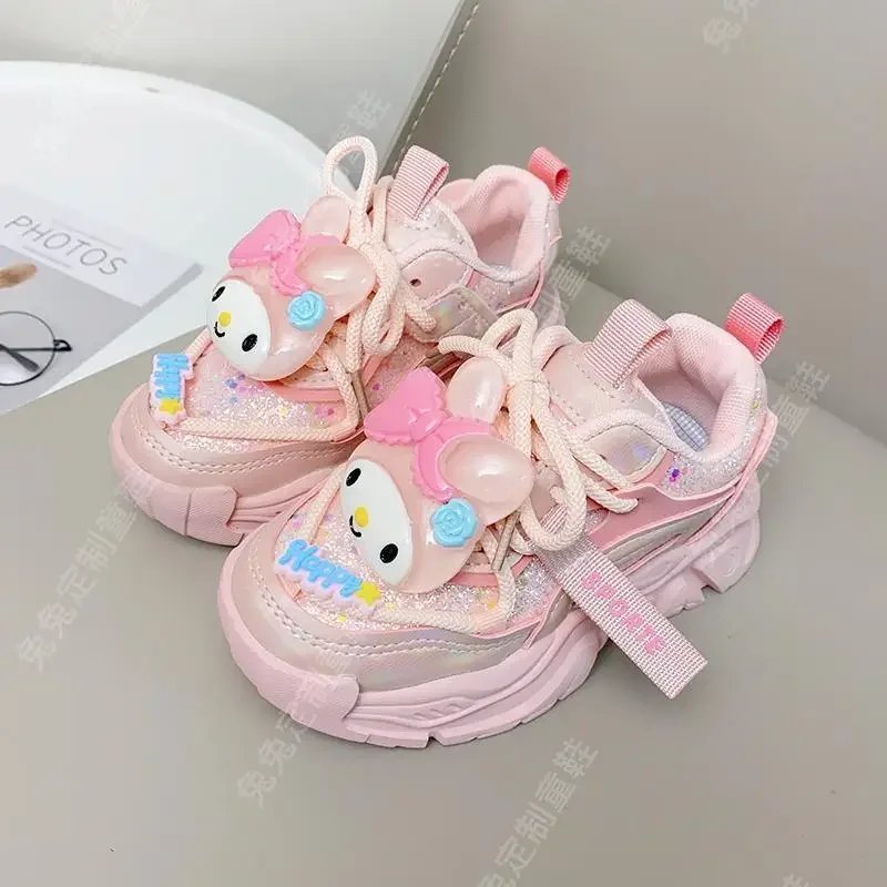 Cinnamoroll Kuromi Mary Janes Anime Kawaii Velvet Running Shoes