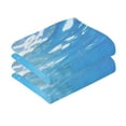 thumbnail image 3 of Ryvnso Fish Ocean Cotton Hand Towels Sets Face Towel 2 PCs Bathroom Decorative, 3 of 7