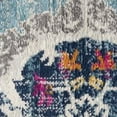 thumbnail image 5 of 3â€™ x 5â€™ Blue Distressed Medallion Area Rug, 5 of 5