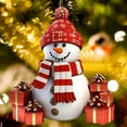 thumbnail image 4 of JeashCHAT Christmas Snowman Ornaments, Cute Snowman Acrylic Hanging Pendant with Gift Boxes, Christmas Tree Decorations 2D Flat Hanging Xmas Ornament, Xmas Gifts, 4 of 5