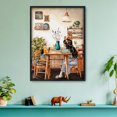 thumbnail image 4 of Cuadros Decorativos Bordado de punto de cruz 11CT Impreso Canvas Crafts (FJ0808 Afternoon Tea) Tmvgtek embutido en tela, 4 of 9