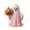 Pink-2, variant on Pink Halloween Ghost Decoration, Cute Pink Ghost Figurine Resin Pumpkin Ghost Indoor Dining Table Mantel Shelf Craft, Gift Miniature Statue for Tabletop,2.7 Inch