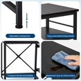 thumbnail image 5 of Fish Tank Stand with Power Outlet, 20-37 Gallon Aquarium Stand with 2-Tier Storage Shelves, Heavy Duty Breeder Turtle Terrarium Stand Rack for Home Office, 30" L x 13.4" W x 29" H, 5 of 7