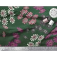 thumbnail image 3 of Soimoi Satin Silk Fabric Artistic Flower Print Fabric by the Yard 42 Inch Wide, 3 of 3
