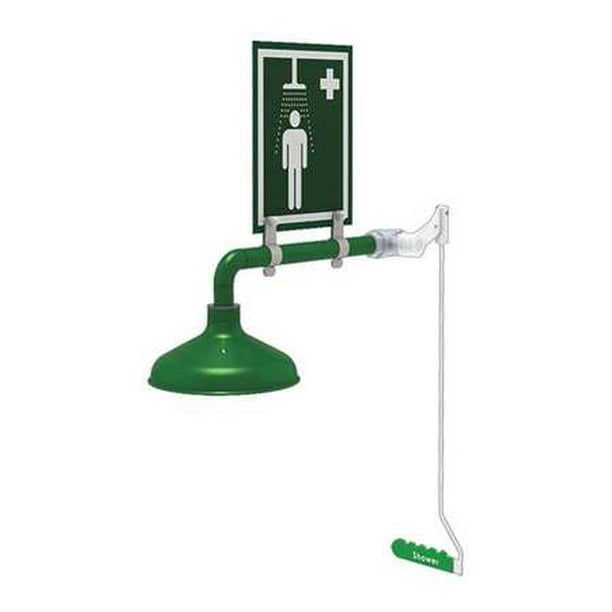HUGHES SAFETY SHOWERS Emergency Shower,20 gpm,1in NPT,SS LAB23GSSS