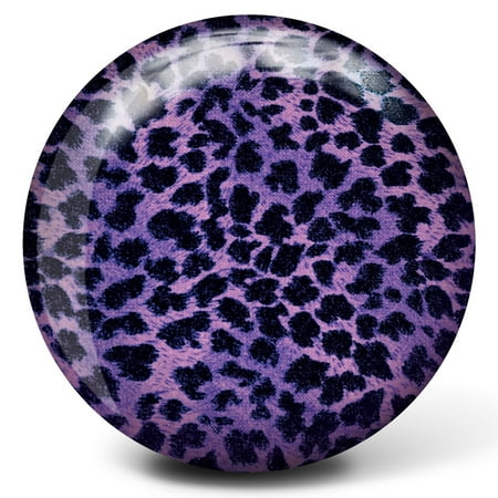 Brunswick Purple Cheetah Glow Viz-A-Ball Bowling Ball (16lbs)