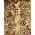 thumbnail image 1 of Unique Loom Barista Rustic Warm Color Area Rug 9' x 12' Rectangular Beige/Black, 1 of 10