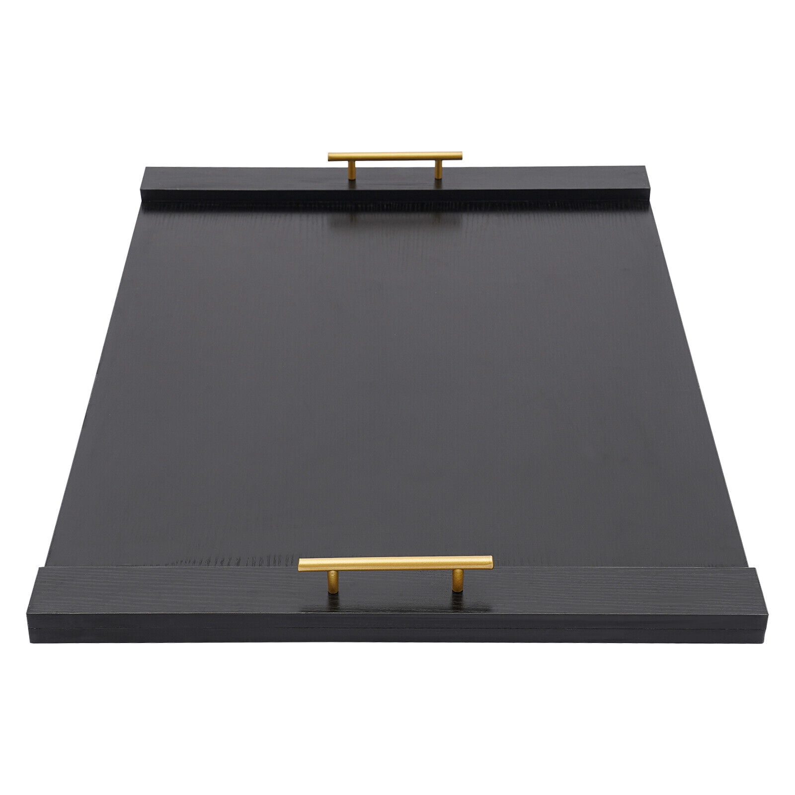 Wood Stove Cover, Noodle Board Stove Covers with Handles, Stovetop Plate for Gas Burner & Electric Stove, Wooden Stovetop Cover Cutting Board for Counter Space, 29.9 * 21.6in (Black)