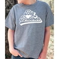 thumbnail image 2 of Big Brother Retro Baseball New Sibling Announcement T-Shirts and Raglans Granite Heather Shirt Youth Medium, 2 of 5