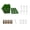Green1, variant on mdesiwst Hydroponic Grow Box 6-Hole Planting System Home Herb Planter Vegetable Cultivation Kit for Indoor Gardening