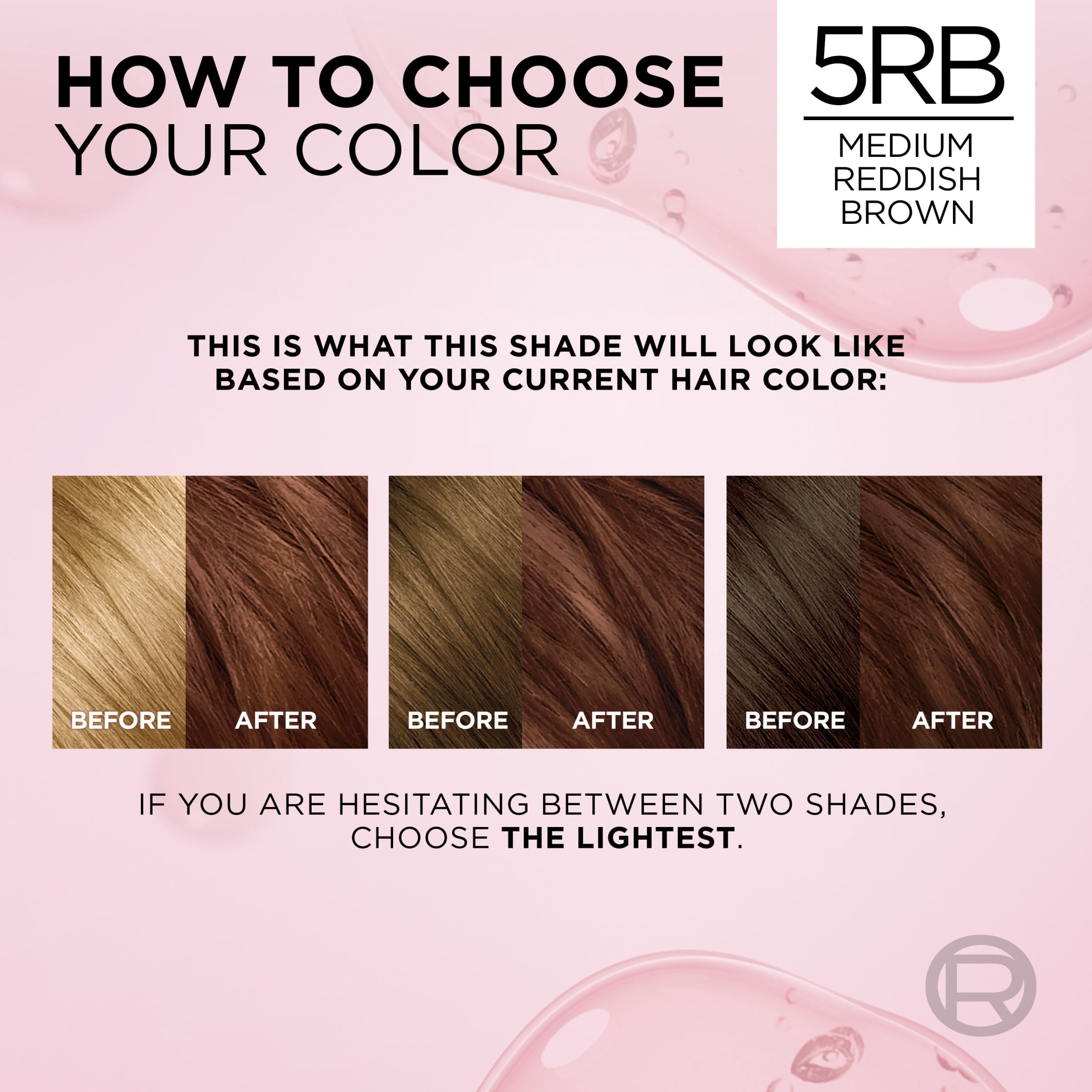L'Oreal Paris Excellence Creme Permanent Hair Color, 5RB Medium Reddish Brown