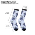 thumbnail image 2 of Uemuo Turtle with Blue Stones Printed Kids Boys Socks Seamless Crew Socks Crazy Funny Athletic Sport Socks for Children, 2 of 6