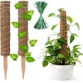 thumbnail image 1 of Coir Pole, 2pcs 40cm Monstera Plant Support, Moss Pole For Cheese Plant Indoor, 1 of 5