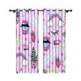 thumbnail image 6 of LFEEY Blackout Curtains, Window Decorative Curtains for Girls' Room, Pink, 42x63 inches, 2 Panels, 6 of 6