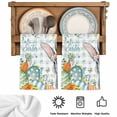 thumbnail image 5 of Happy Easter Kitchen Towels Set of 1, Spring Bunny Easter Eggs Floral Teal Plaid Absorbent Dish Towels for Kitchen, Microfiber Hand Towel, Quick Drying Tea Towel for Cleaning Decorative Dishcloths, 5 of 7