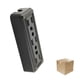 thumbnail image 1 of 12 Pzs Contacto Base Triple Abs Negro 127V 15A, 1 of 4