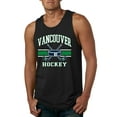 thumbnail image 1 of Wild Bobby City of Vancouver Hockey Fantasy Fan Sports Men's Tank Top, Black, Small, 1 of 5