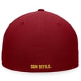 thumbnail image 4 of Men's Top of the World Maroon Arizona State Sun Devils Fitted Hat, 4 of 4